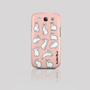 Samsung Galaxy S3 Case - Rabbit & Pink..