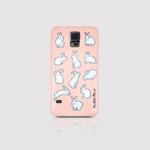 Samsung Galaxy S5 Case - Rabbit & Pink..