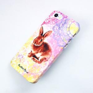 Iphone 5/5s Case - Bunny Lace Painting (p00069)