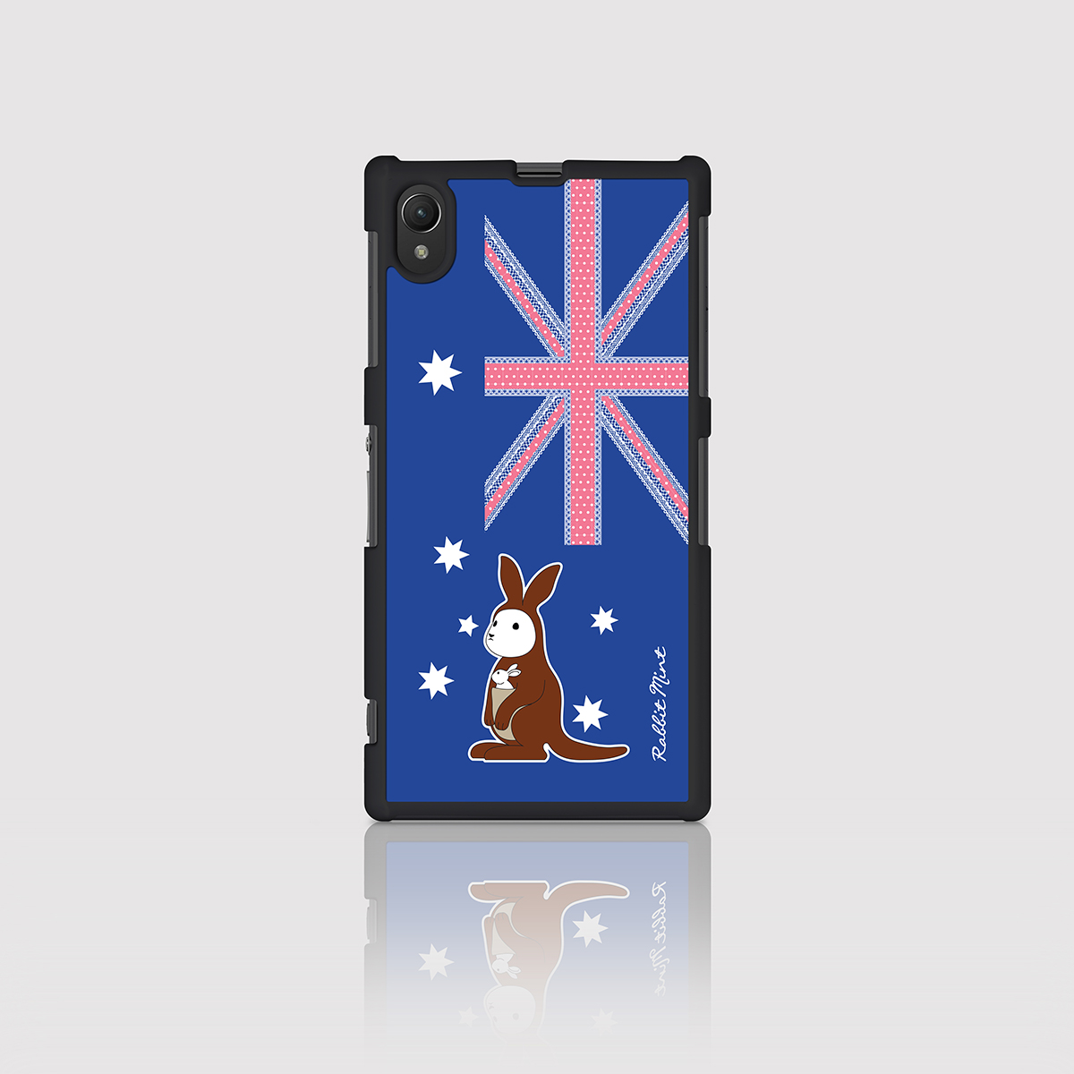 Sony Xperia Z1 Case - Bunny Loves Kangaroo (d2156-z1(b))