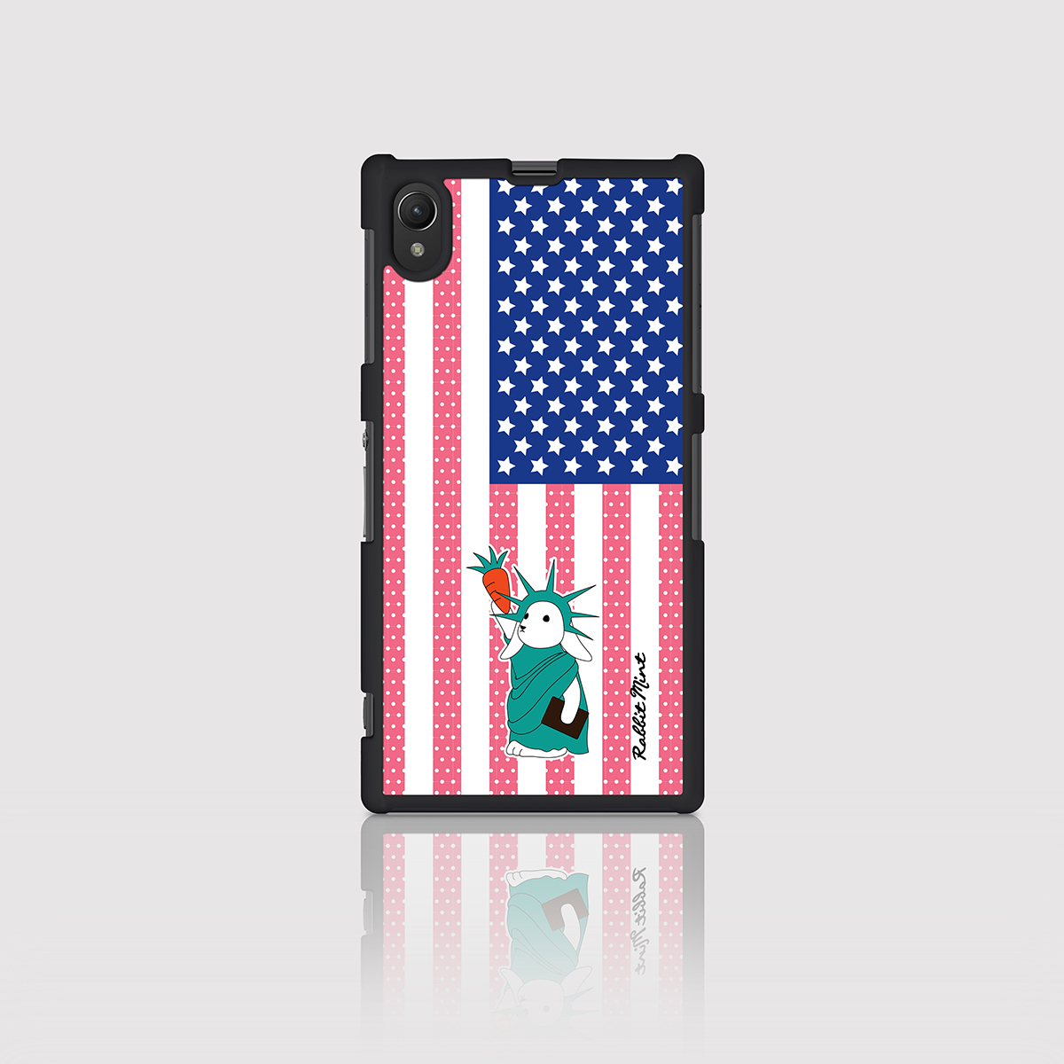 Sony Xperia Z1 Case - Bunny Like Freedom (d2158-z1(b))