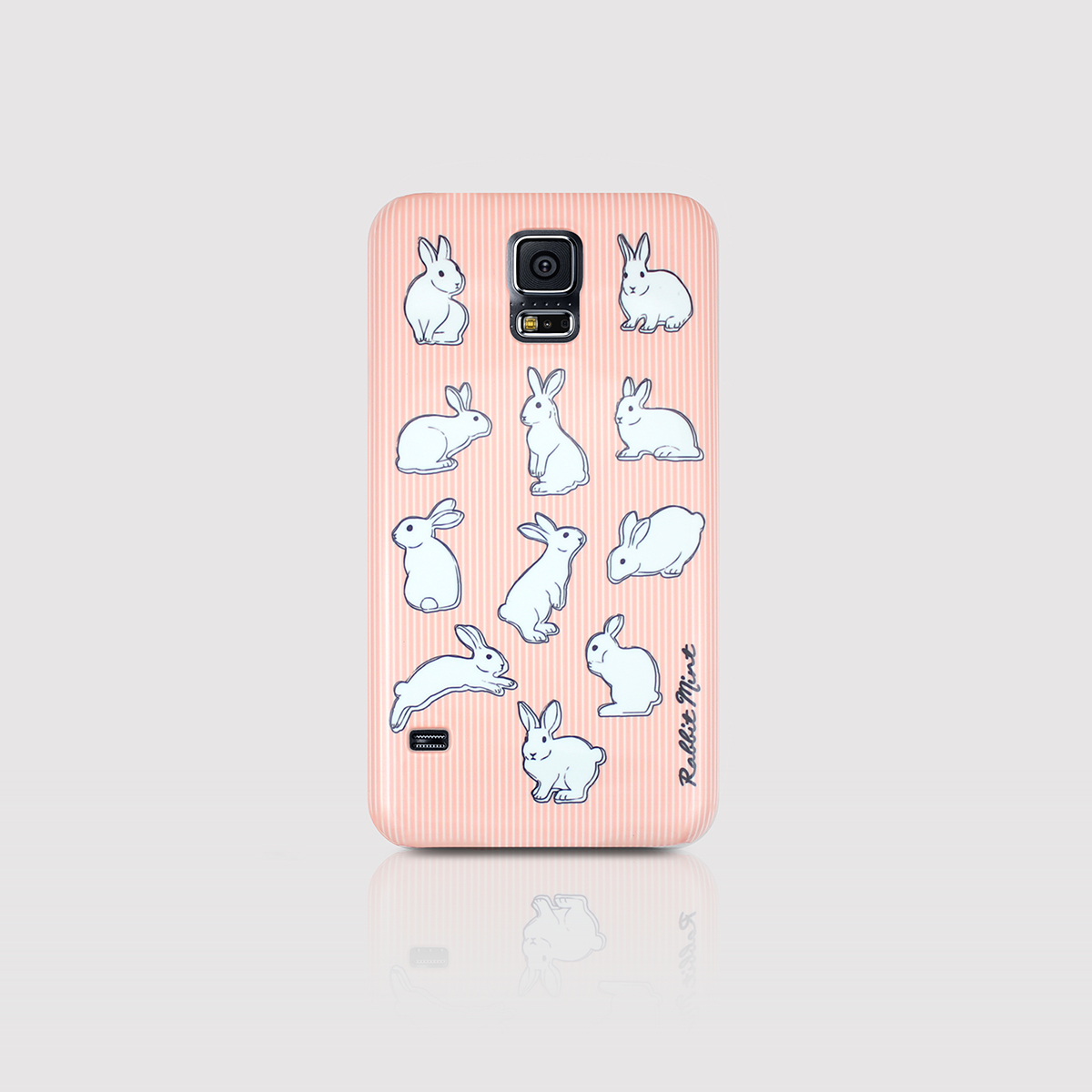 Samsung Galaxy S5 Case - Rabbit & Pink (p00050)