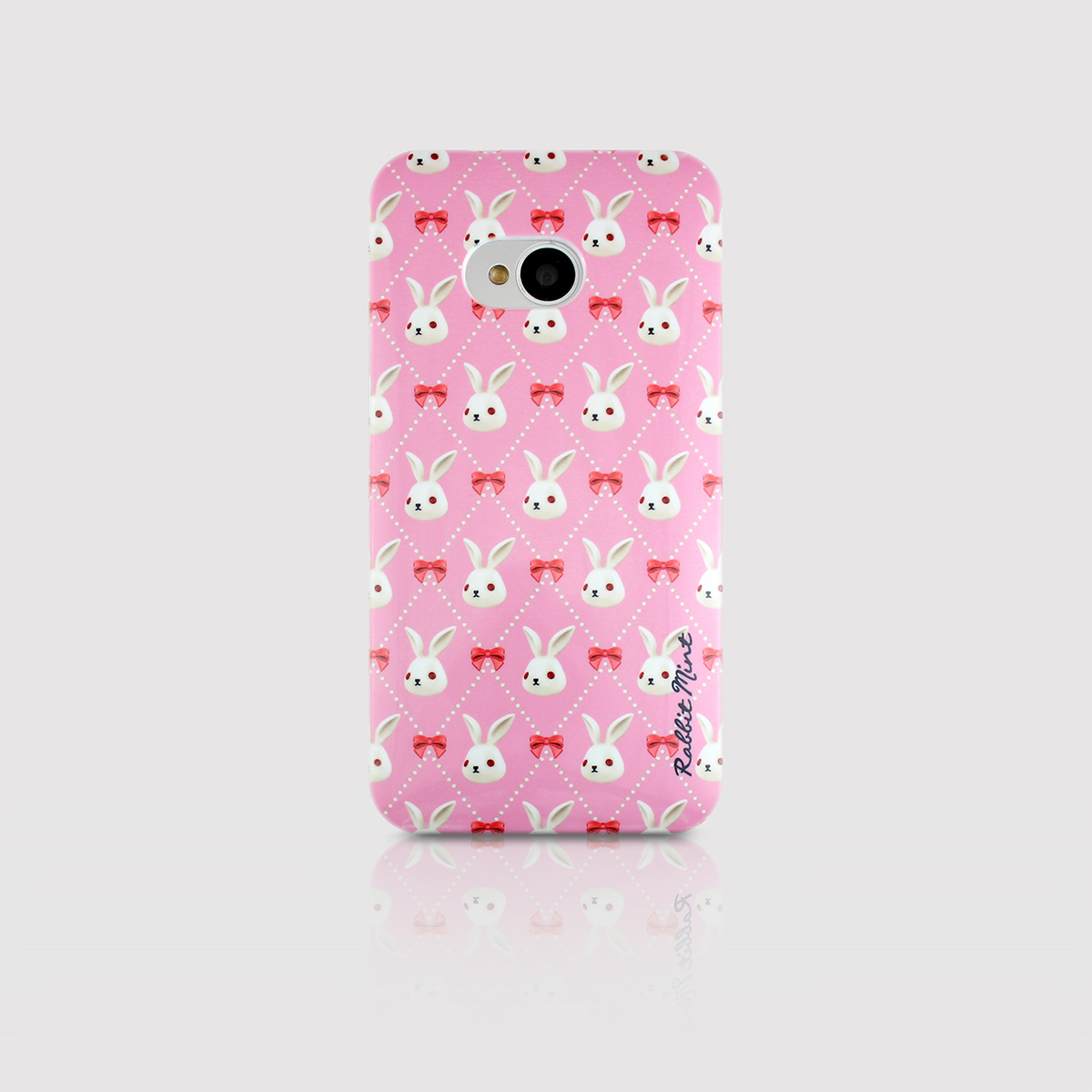 Htc One M7 Case - Merry Boo & Pink Ribbon (m0013-h1)