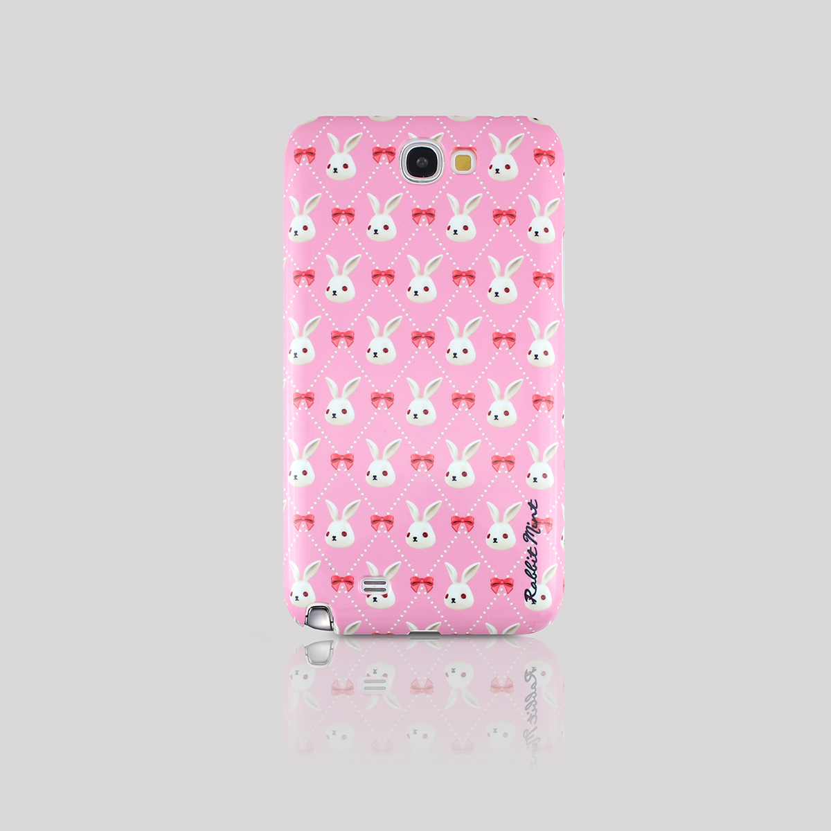 Samsung Galaxy Note 2 Case - Merry Boo & Pink Ribbon (m0013-n2)